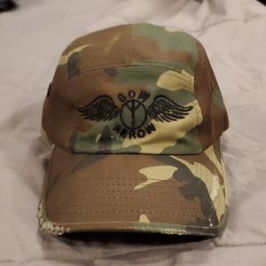 Distressed Camouflage hat